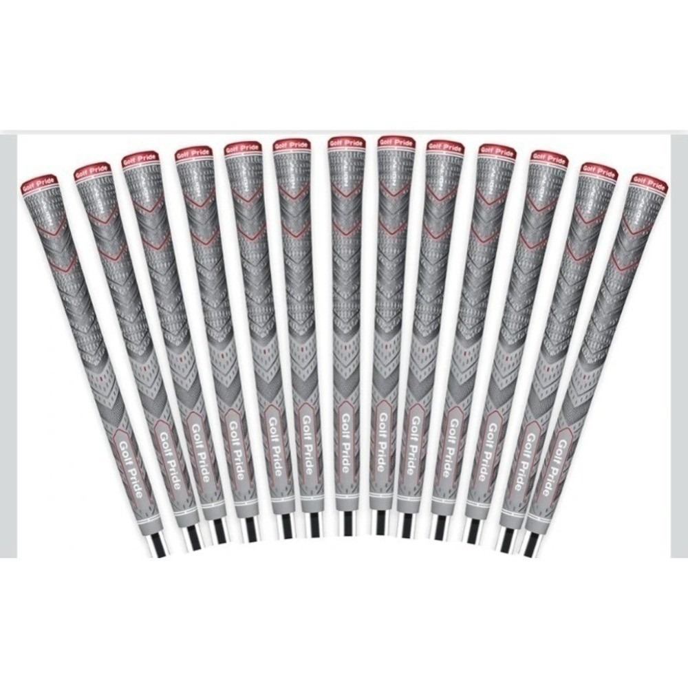 Golf Pride MCC Plus 4 Standard Golf Grips Grey 13 Pc All Weather Hybrid Grip NEW
